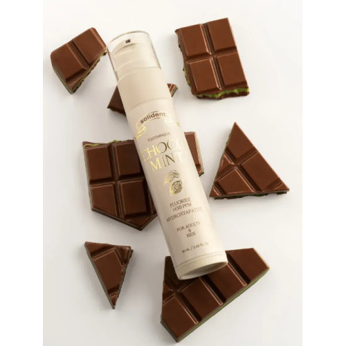 Зубна паста Solident Choco Mint з фтором 1450 ppm 60 мл